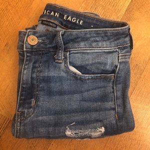 American Eagle - Super Stretch Distressed Jeans